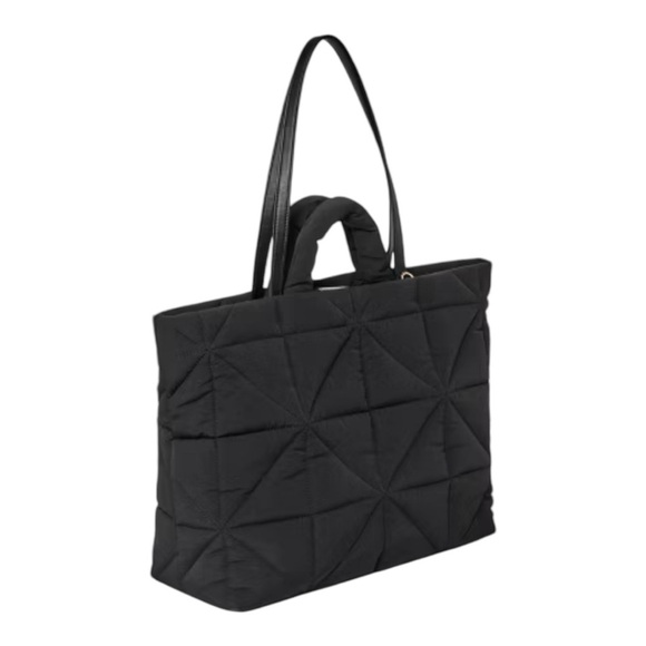 A New Day™ Kate Quilted Tote Handbag, color Black - NWT - Picture 1 of 8